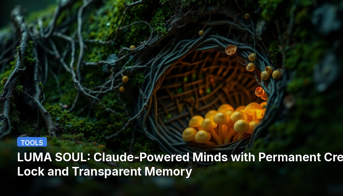 LUMA SOUL: Claude-Powered Minds with Permanent Creator Lock and Transparent Memory