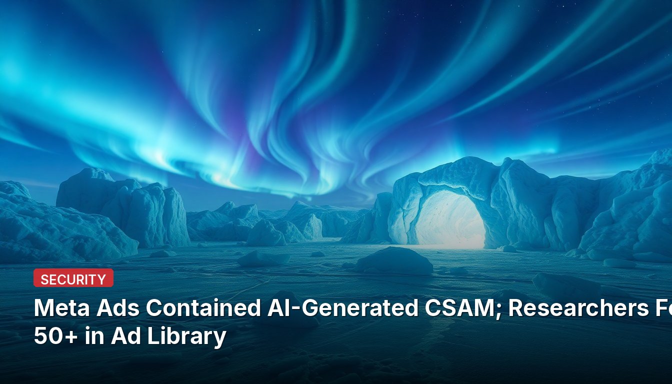 Meta Ads Contained AI-Generated CSAM; Researchers Found 50+ in Ad Library