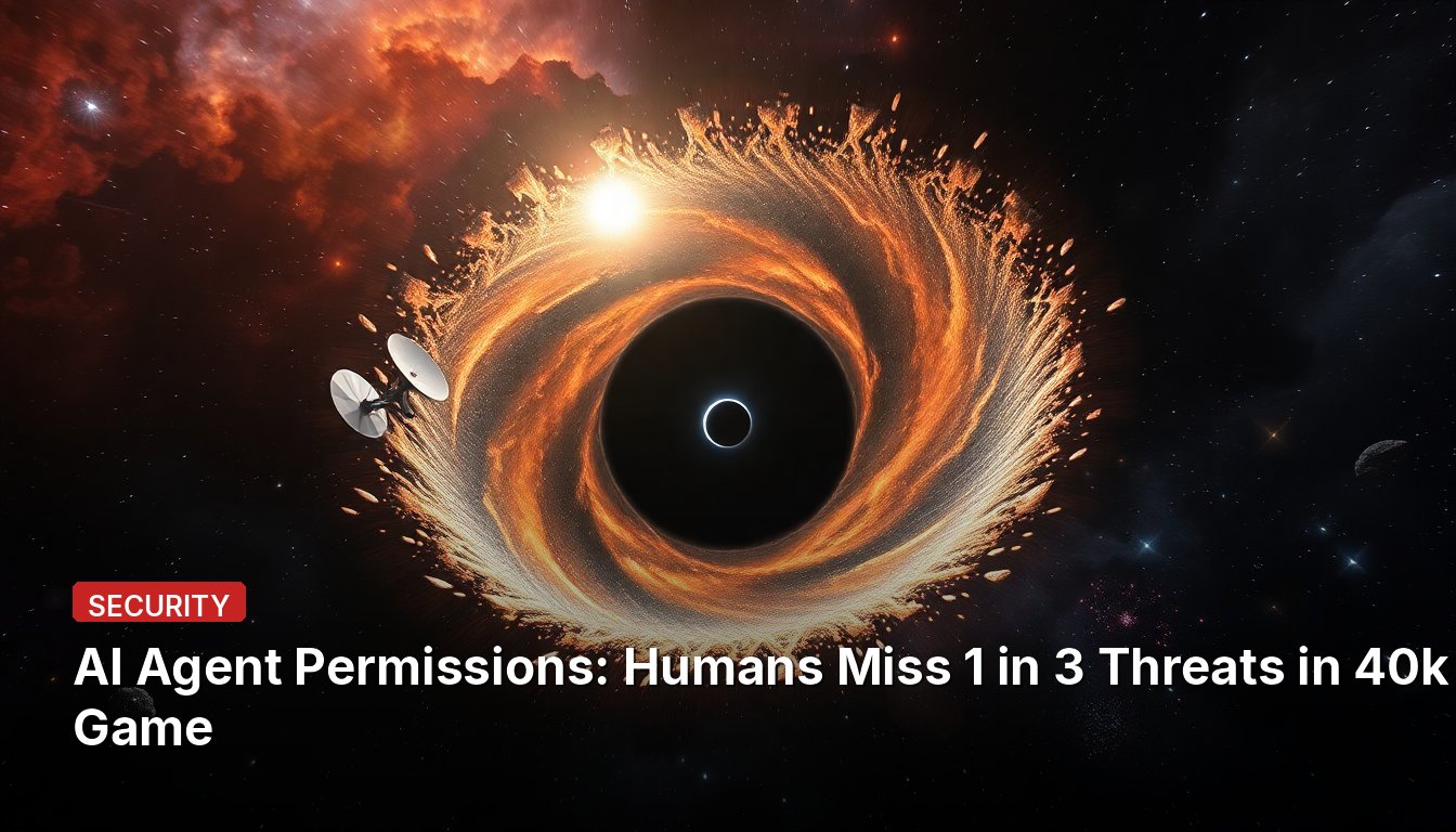 AI Agent Permissions: Humans Miss 1 in 3 Threats in 40k Game