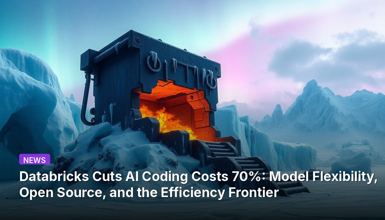 Databricks Cuts AI Coding Costs 70%: Model Flexibility, Open Source, and the Efficiency Frontier