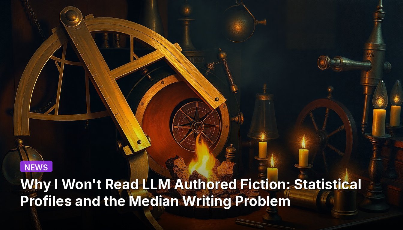 Why I Won't Read LLM Authored Fiction: Statistical Profiles and the Median Writing Problem