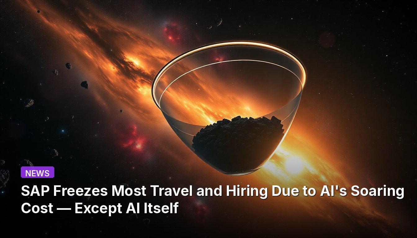 SAP Freezes Most Travel and Hiring Due to AI's Soaring Cost — Except AI Itself