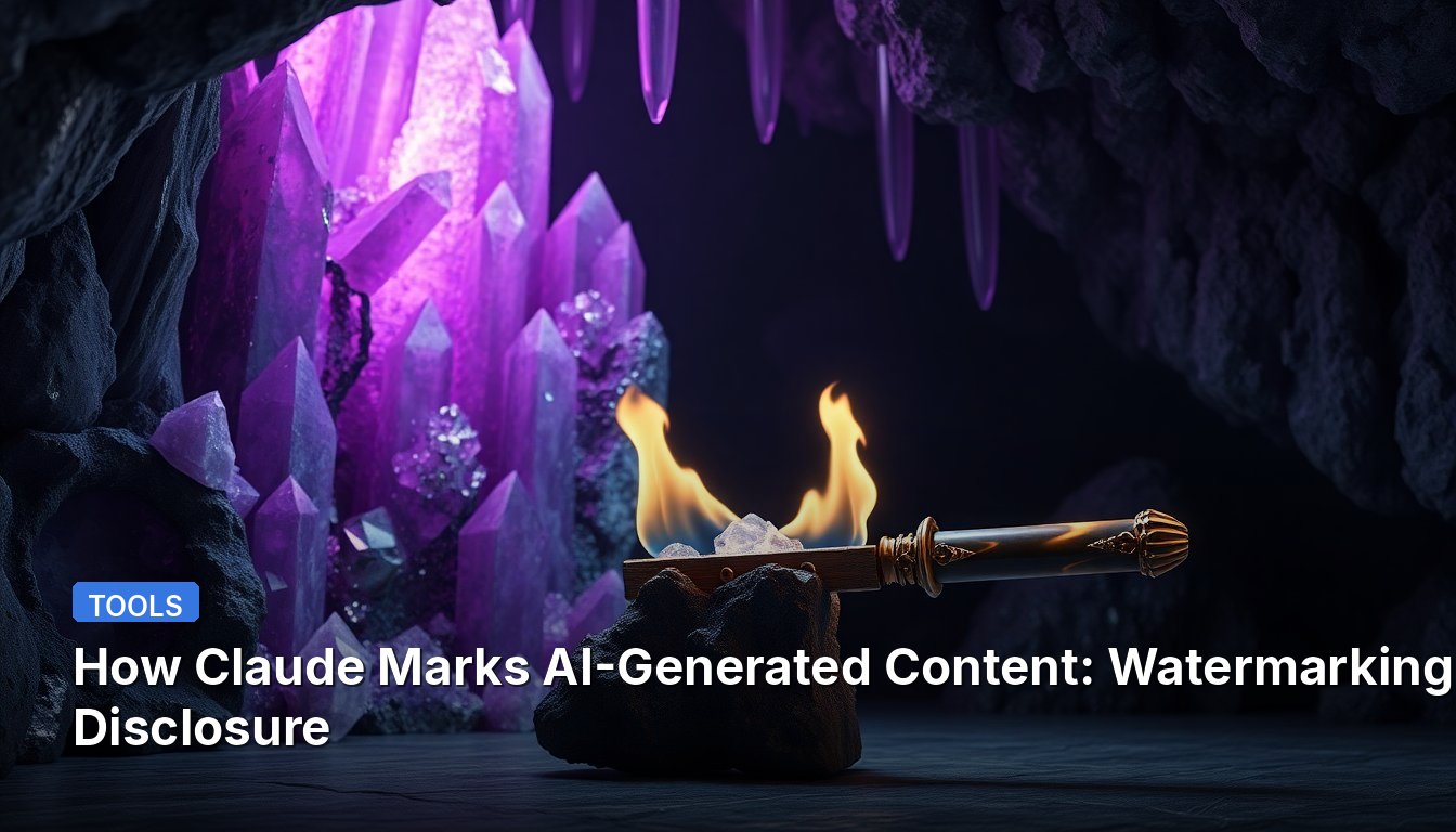 How Claude Marks AI-Generated Content: Watermarking and Disclosure