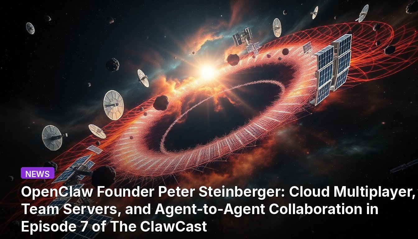 OpenClaw Founder Peter Steinberger: Cloud Multiplayer, Team Servers, and Agent-to-Agent Collaboration in Episode 7 of The ClawCast