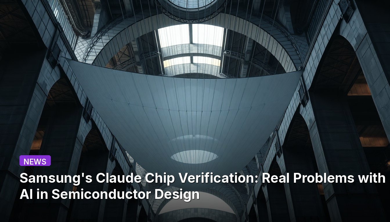 Samsung's Claude Chip Verification: Real Problems with AI in Semiconductor Design