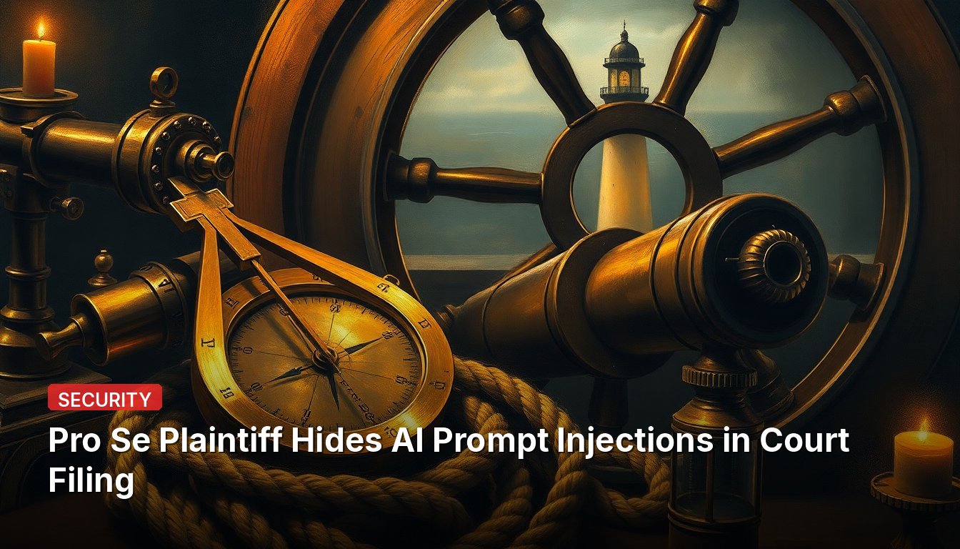 Pro Se Plaintiff Hides AI Prompt Injections in Court Filing