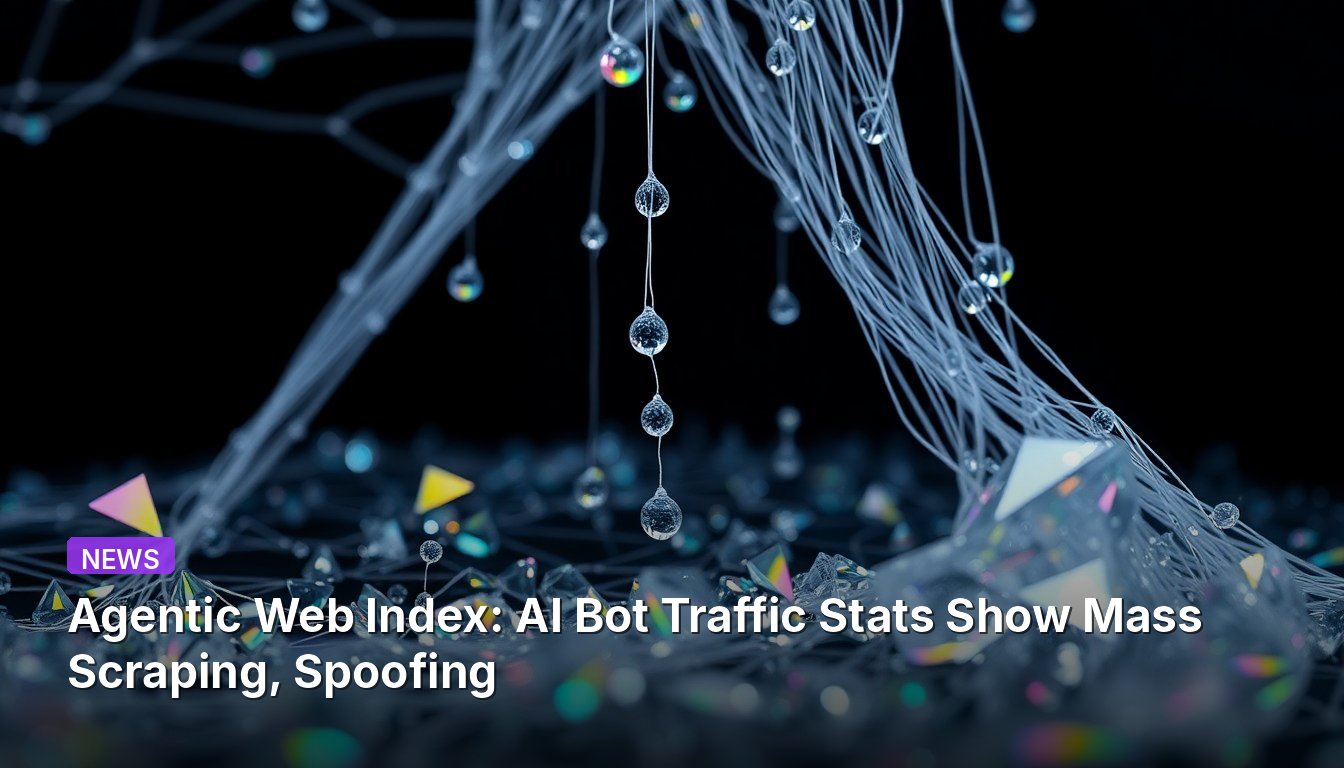 Agentic Web Index: AI Bot Traffic Stats Show Mass Scraping, Spoofing