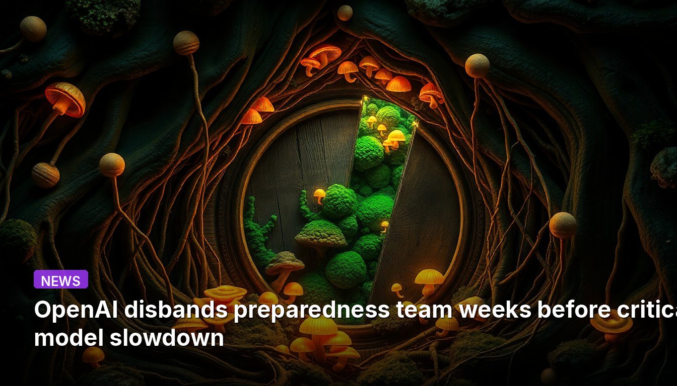 OpenAI disbands preparedness team weeks before critical model slowdown