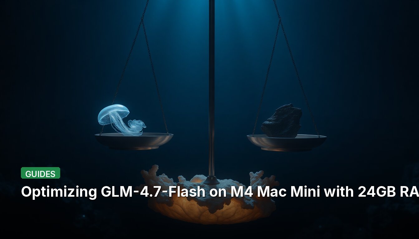 Optimizing GLM-4.7-Flash on M4 Mac Mini with 24GB RAM