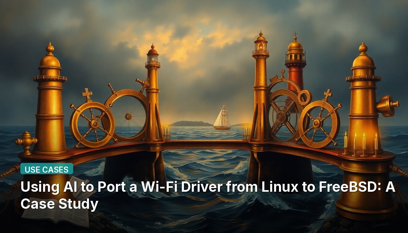 Using AI to Port a Wi-Fi Driver from Linux to FreeBSD: A Case Study