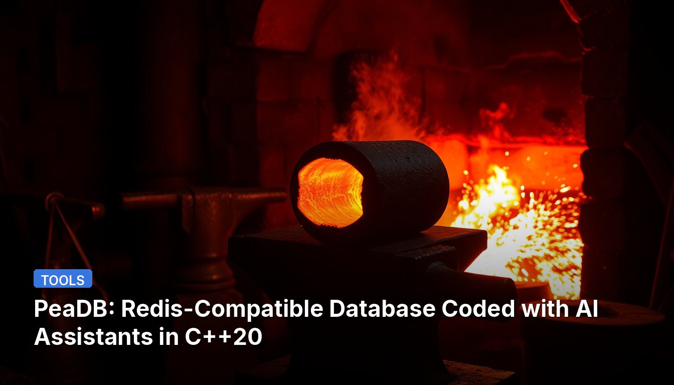 PeaDB: Redis-Compatible Database Coded with AI Assistants in C++20