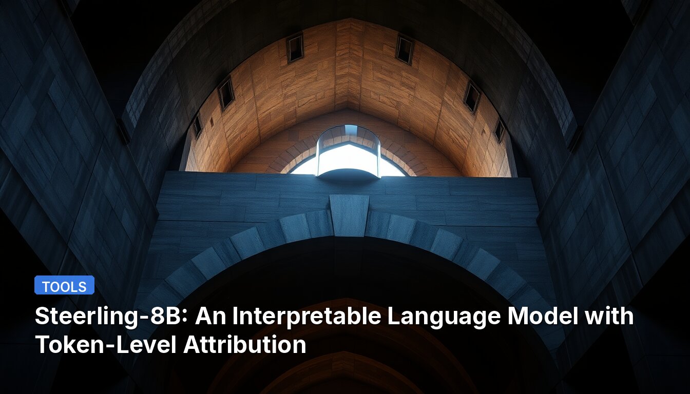 Steerling-8B: An Interpretable Language Model with Token-Level Attribution