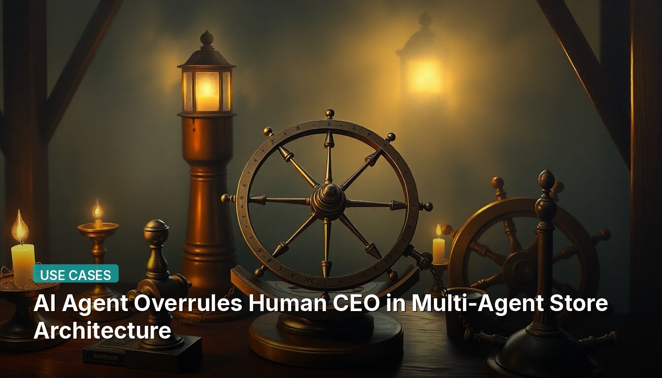 AI Agent Overrules Human CEO in Multi-Agent Store Architecture