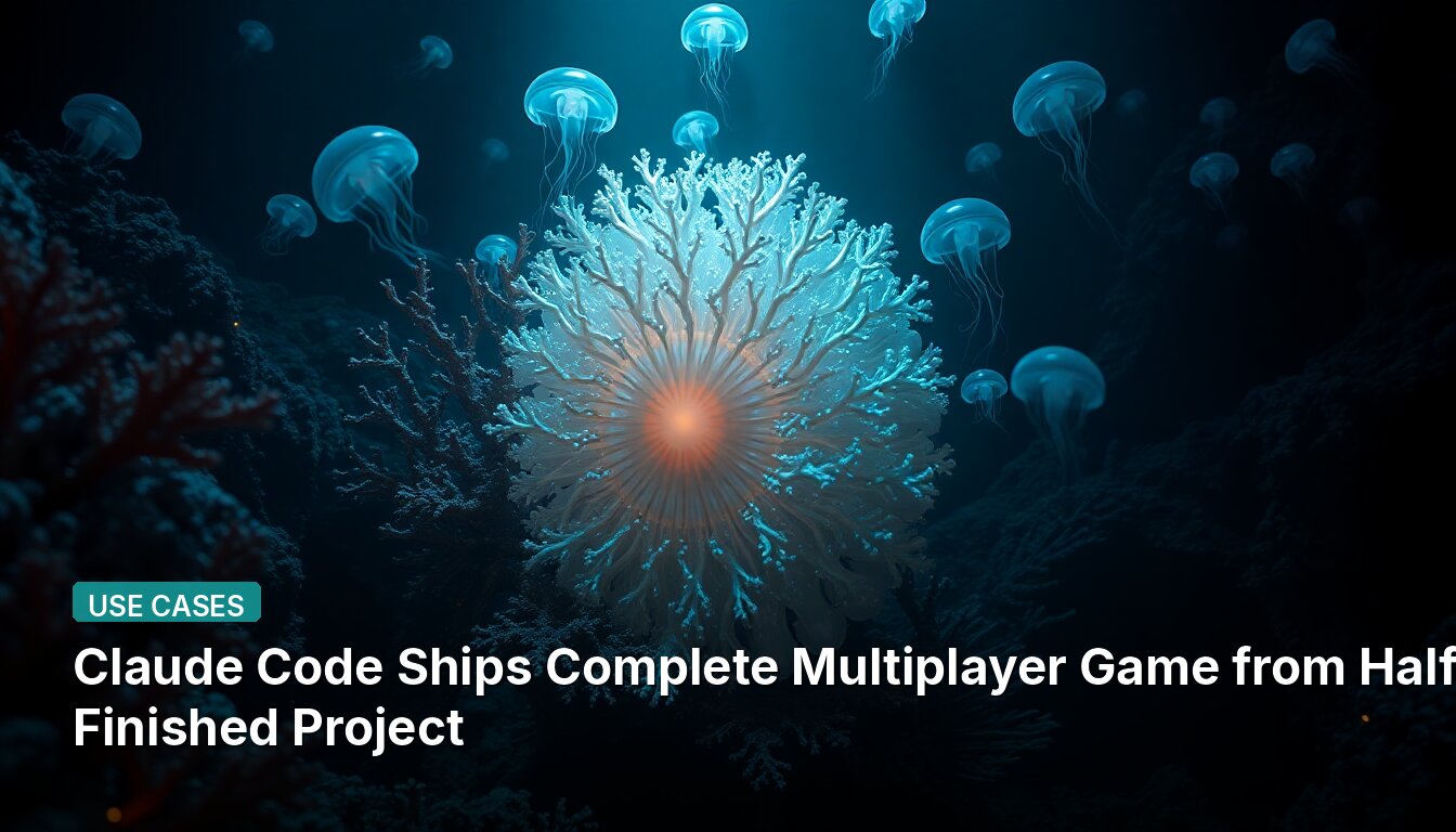 Claude Code Ships Complete Multiplayer Game from Half-Finished Project