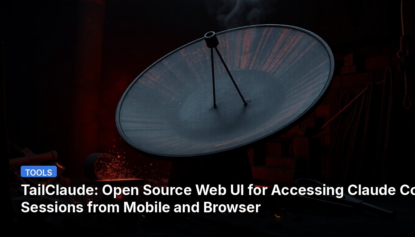TailClaude: Open Source Web UI for Accessing Claude Code Sessions from Mobile and Browser