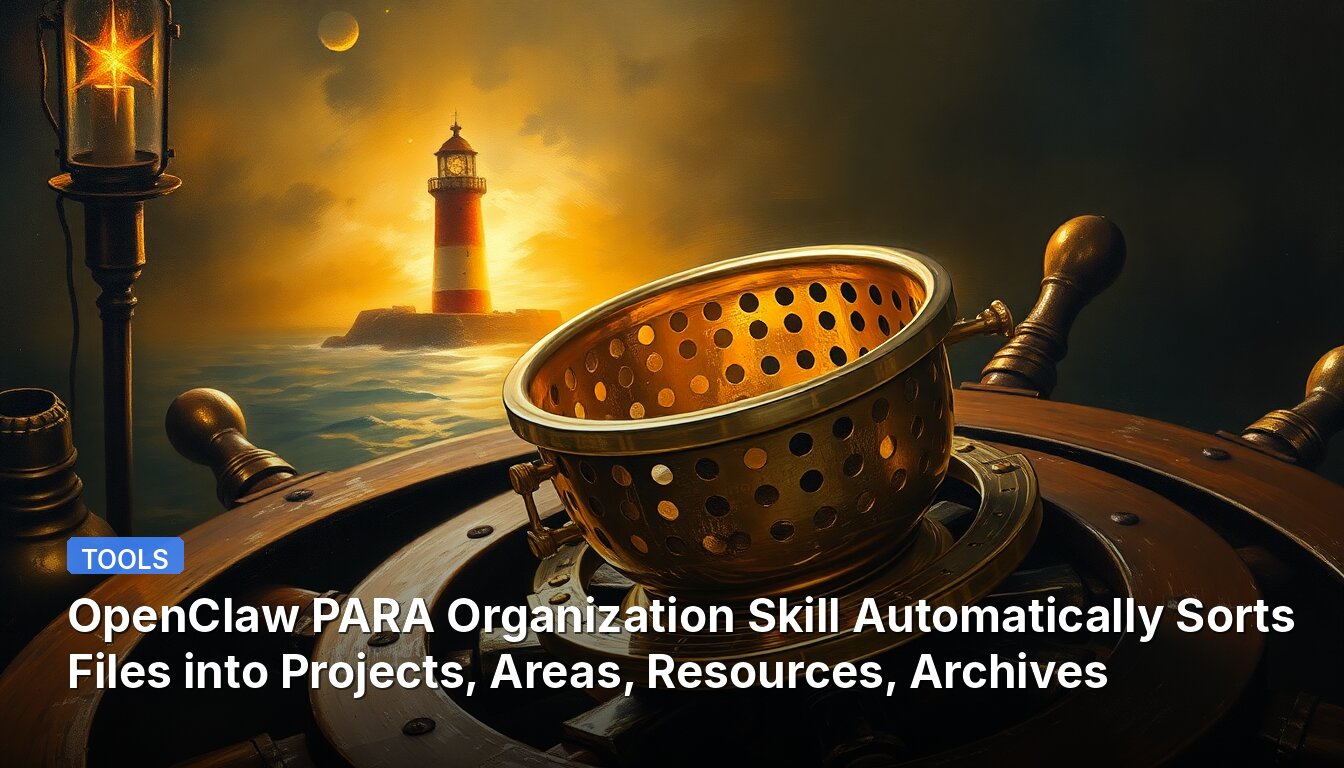 OpenClaw PARA Organization Skill Automatically Sorts Files into Projects, Areas, Resources, Archives