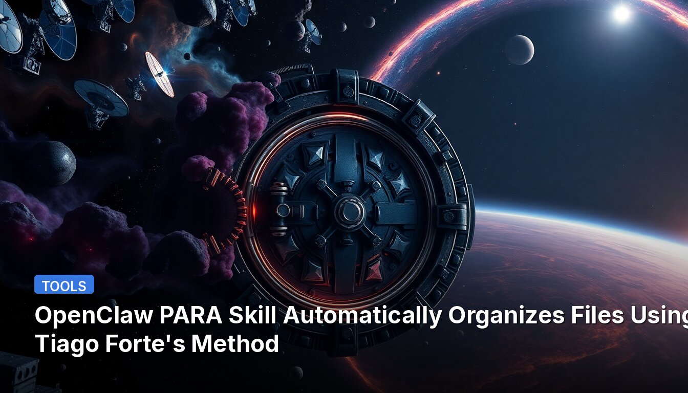 OpenClaw PARA Skill Automatically Organizes Files Using Tiago Forte's Method