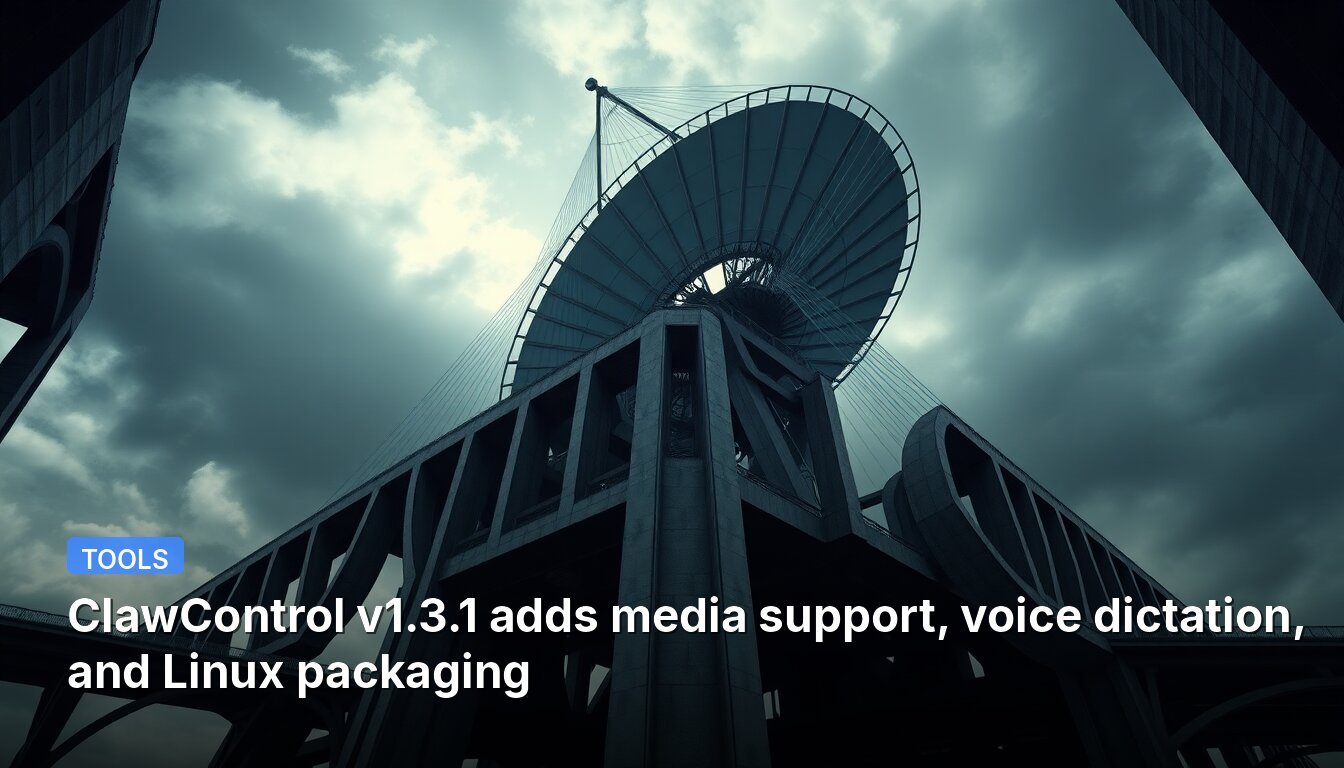 ClawControl v1.3.1 adds media support, voice dictation, and Linux packaging
