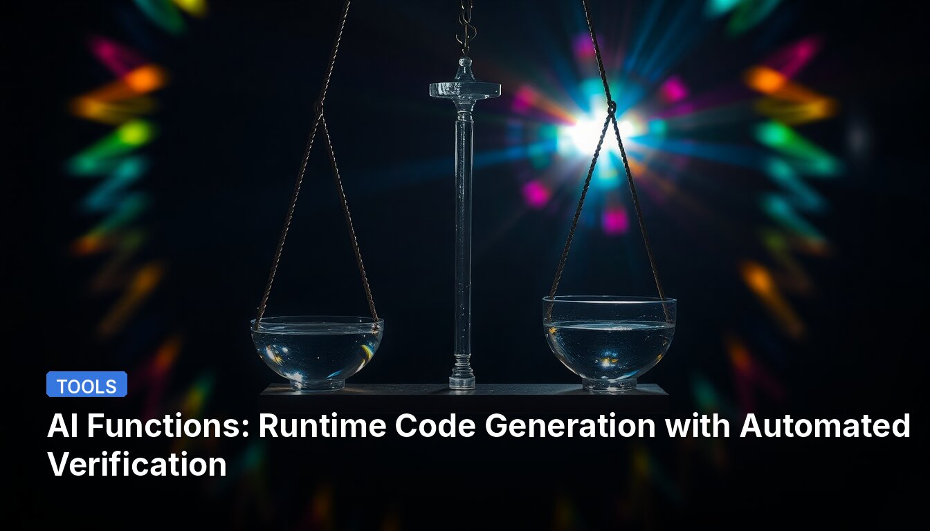AI Functions: Runtime Code Generation with Automated Verification