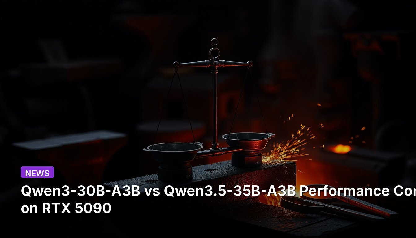 Qwen3-30B-A3B vs Qwen3.5-35B-A3B Performance Comparison on RTX 5090