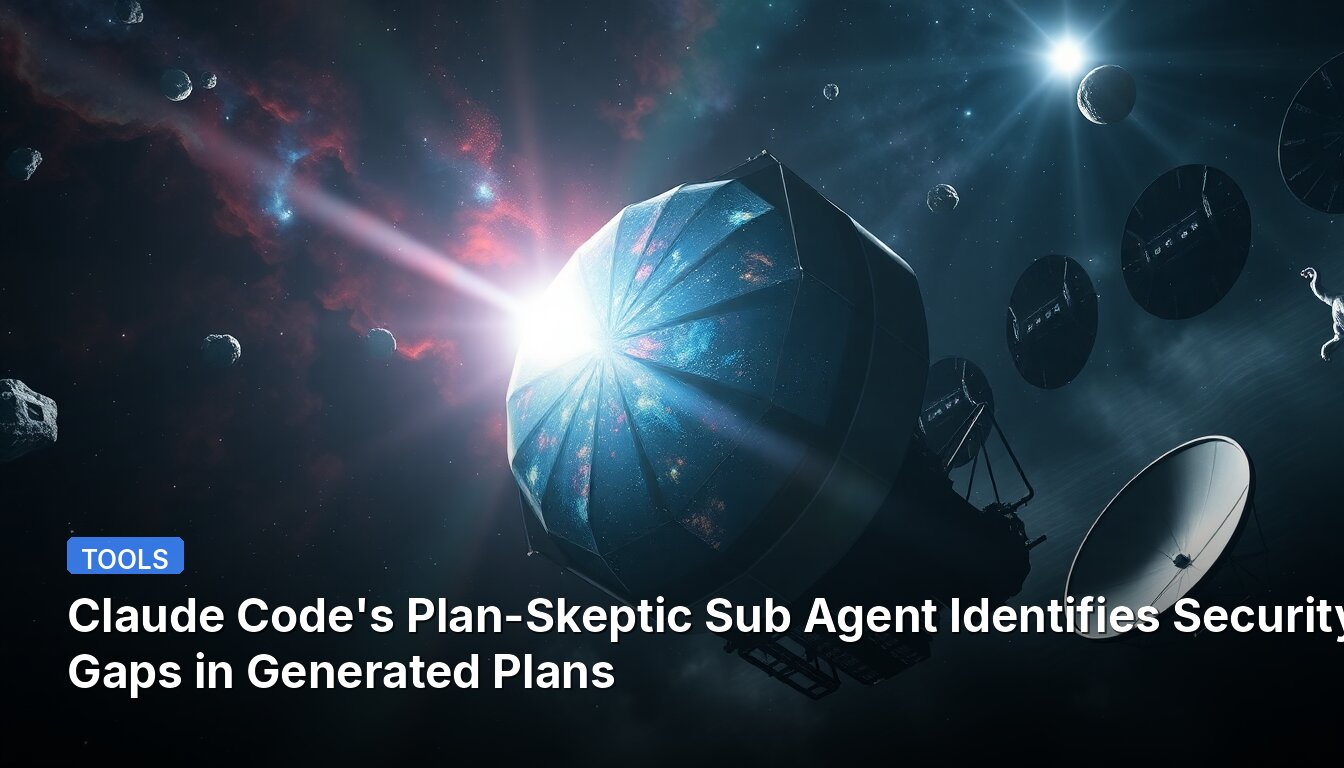 Claude Code's Plan-Skeptic Sub Agent Identifies Security Gaps in Generated Plans