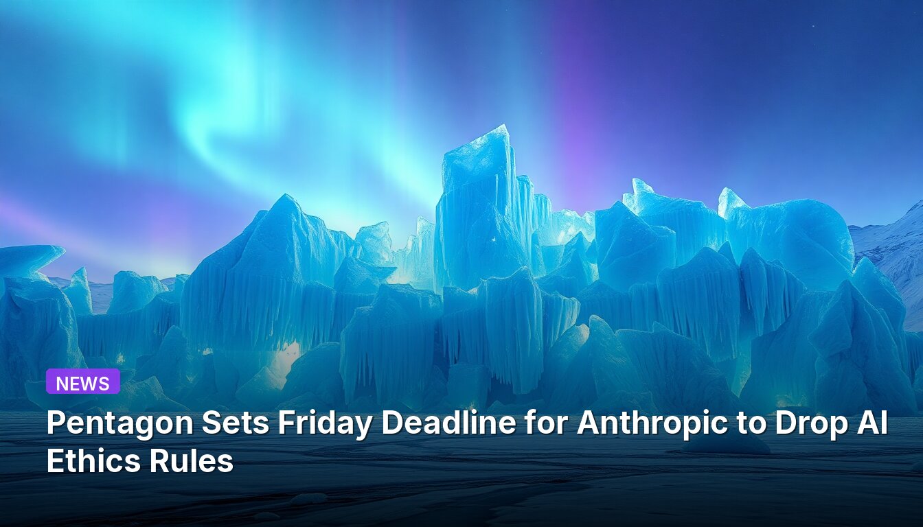 Pentagon Sets Friday Deadline for Anthropic to Drop AI Ethics Rules