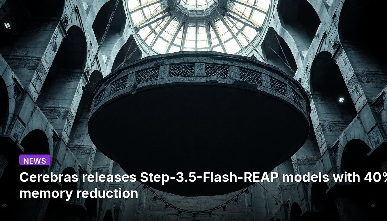 Cerebras releases Step-3.5-Flash-REAP models with 40% memory reduction