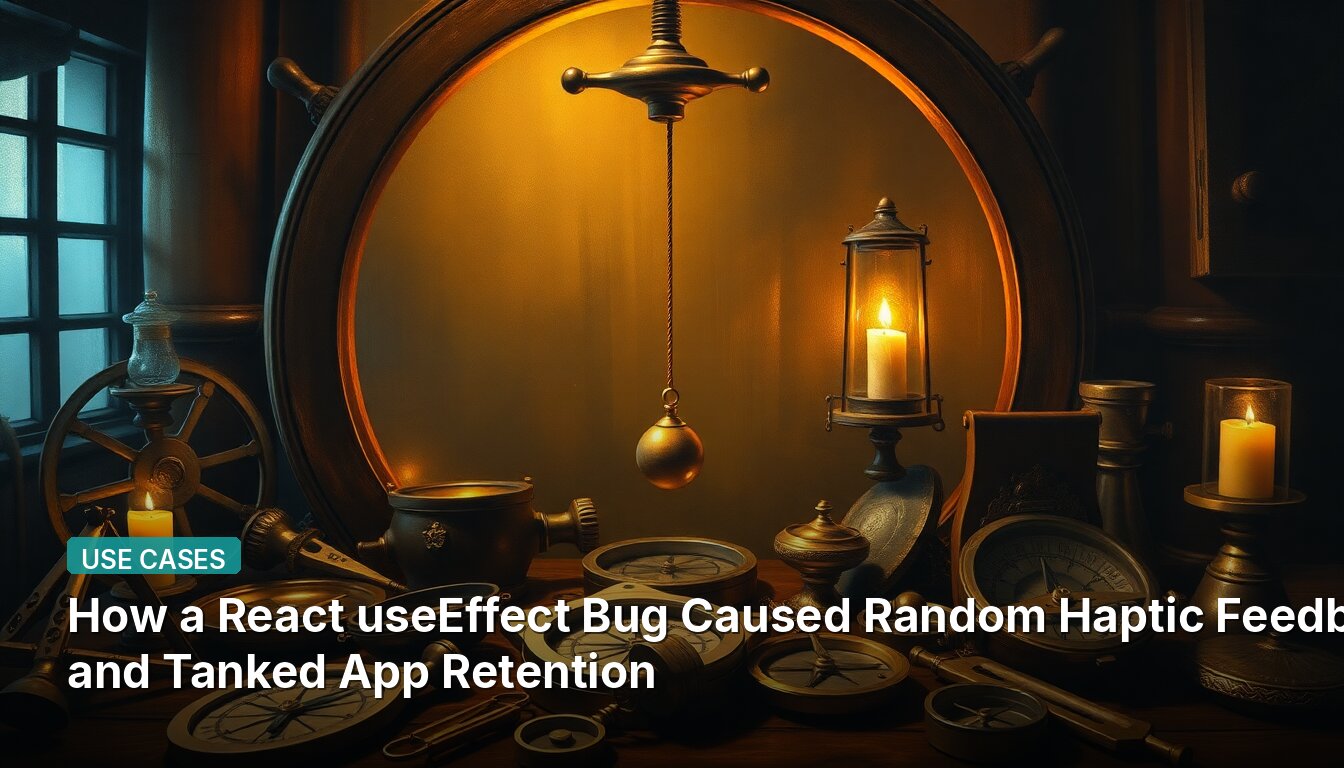 How a React useEffect Bug Caused Random Haptic Feedback and Tanked App Retention