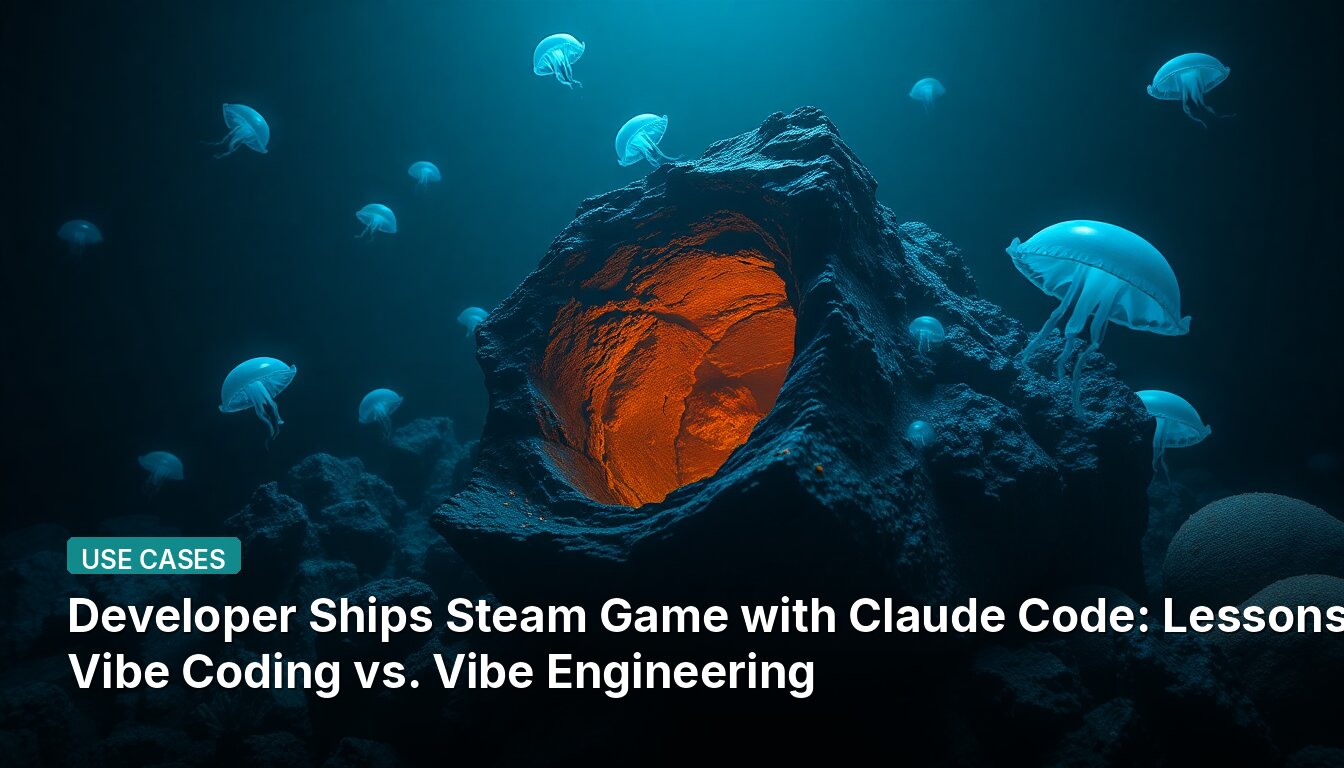 Developer Ships Steam Game with Claude Code: Lessons on Vibe Coding vs. Vibe Engineering