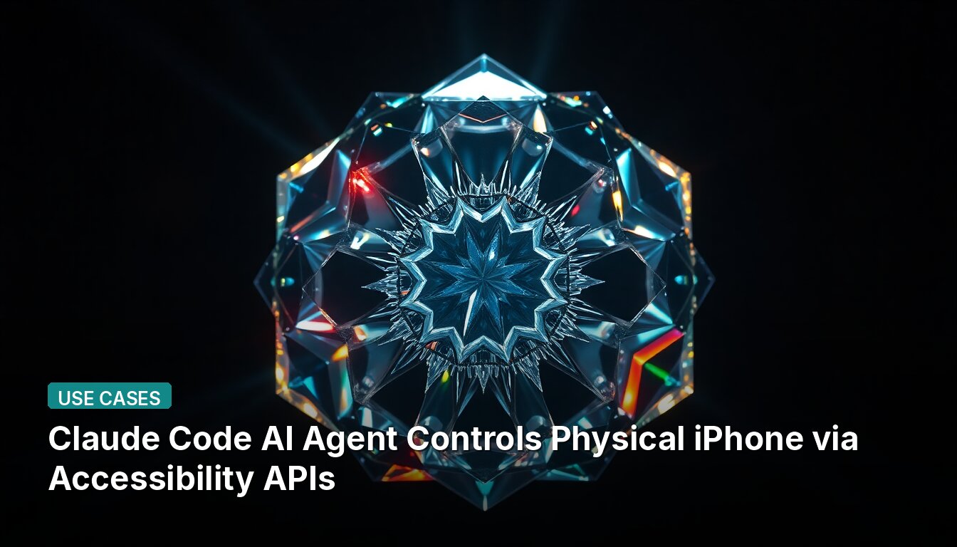 Claude Code AI Agent Controls Physical iPhone via Accessibility APIs