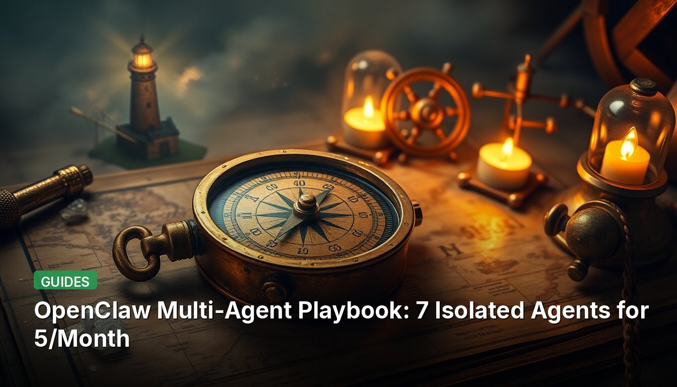 OpenClaw Multi-Agent Playbook: 7 Isolated Agents for 5/Month