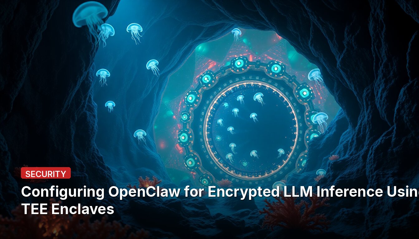 Configuring OpenClaw for Encrypted LLM Inference Using TEE Enclaves