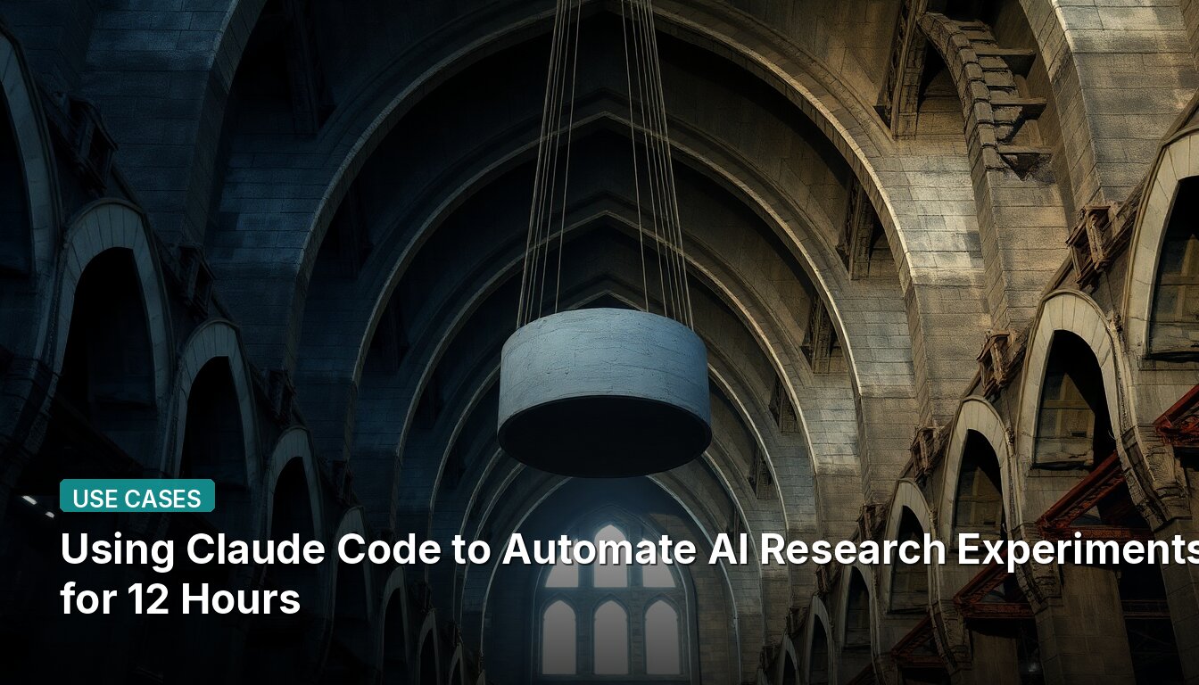 Using Claude Code to Automate AI Research Experiments for 12 Hours