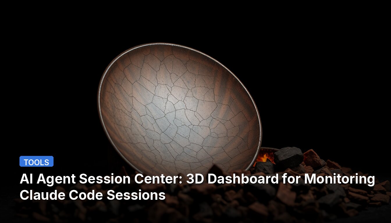 AI Agent Session Center: 3D Dashboard for Monitoring Claude Code Sessions