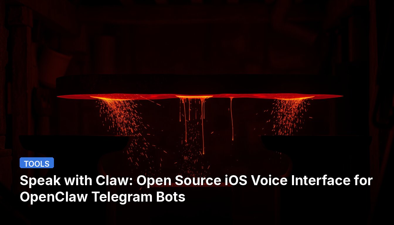 Speak with Claw: Open Source iOS Voice Interface for OpenClaw Telegram Bots