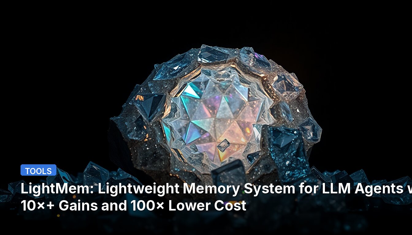 LightMem: Lightweight Memory System for LLM Agents with 10×+ Gains and 100× Lower Cost