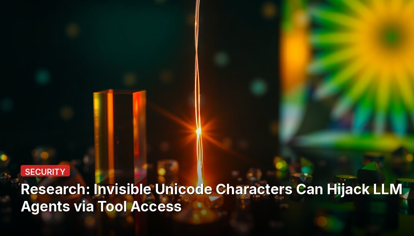 Research: Invisible Unicode Characters Can Hijack LLM Agents via Tool Access