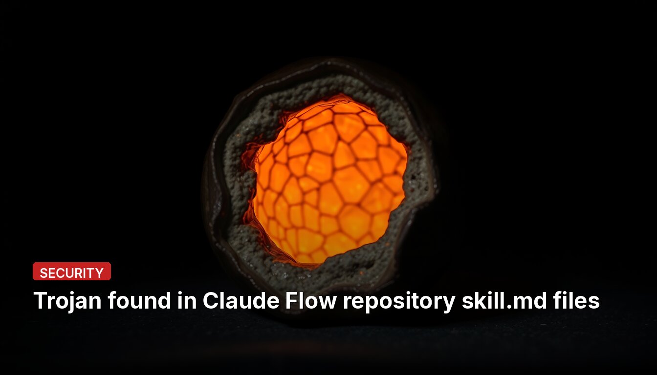 Trojan found in Claude Flow repository skill.md files