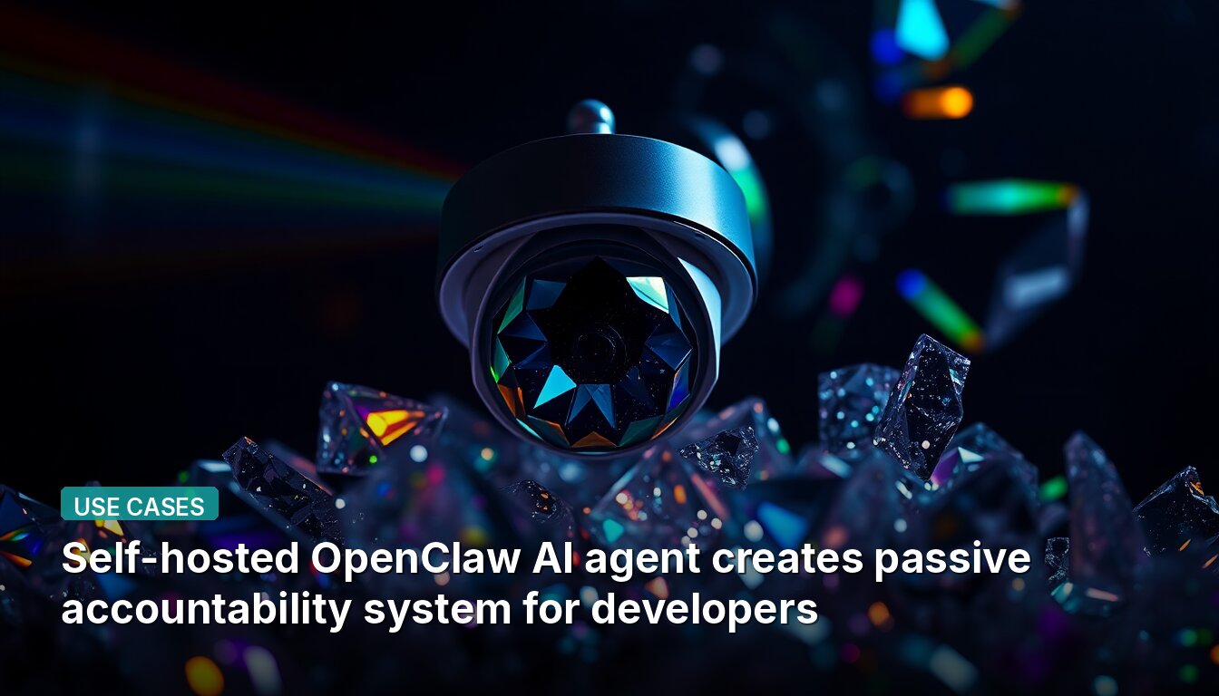 Self-hosted OpenClaw AI agent creates passive accountability system for developers
