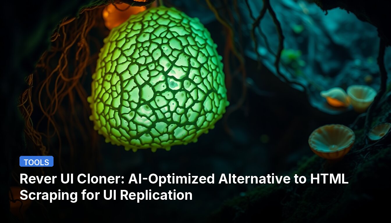 Rever UI Cloner: AI-Optimized Alternative to HTML Scraping for UI Replication