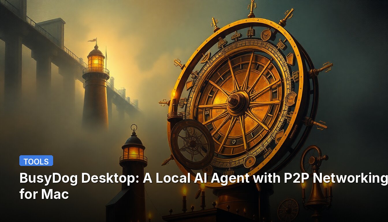 BusyDog Desktop: A Local AI Agent with P2P Networking for Mac
