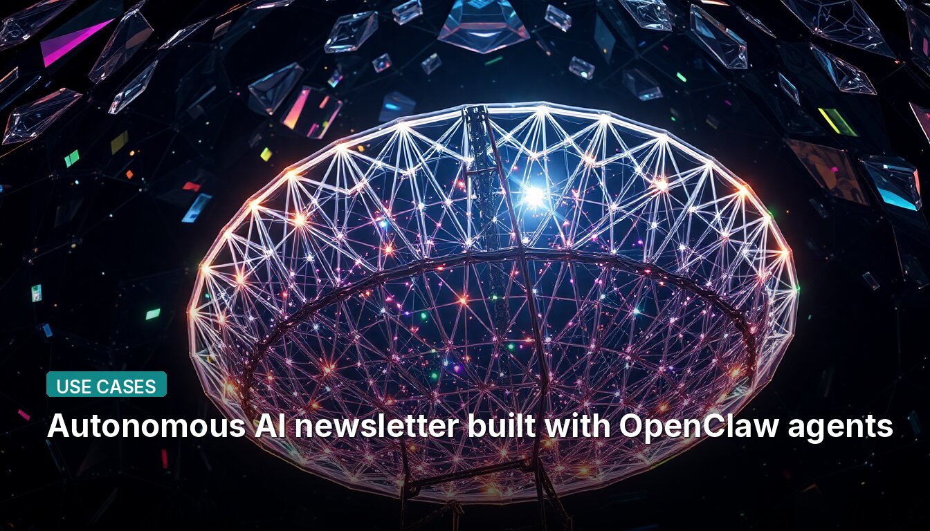 Autonomous AI newsletter built with OpenClaw agents