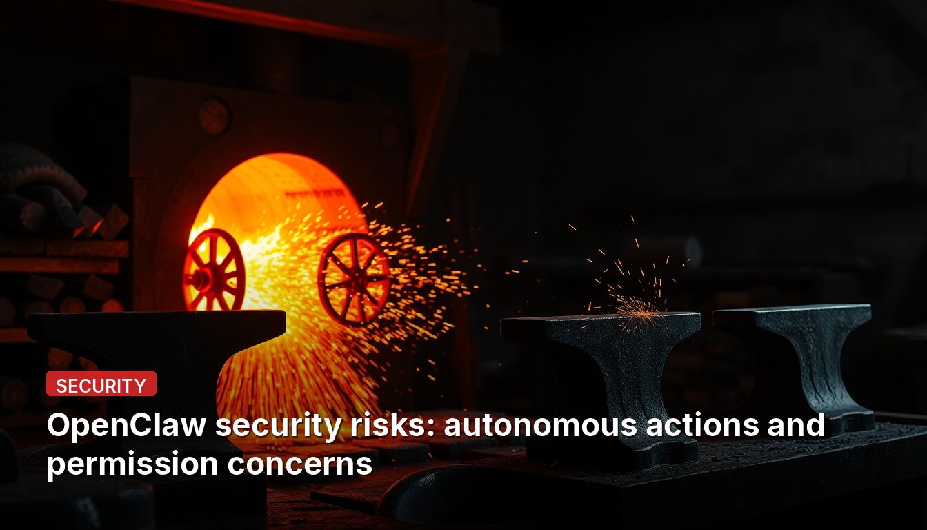 OpenClaw security risks: autonomous actions and permission concerns