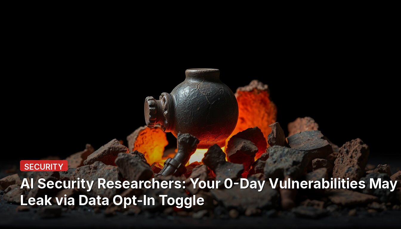 AI Security Researchers: Your 0-Day Vulnerabilities May Leak via Data Opt-In Toggle