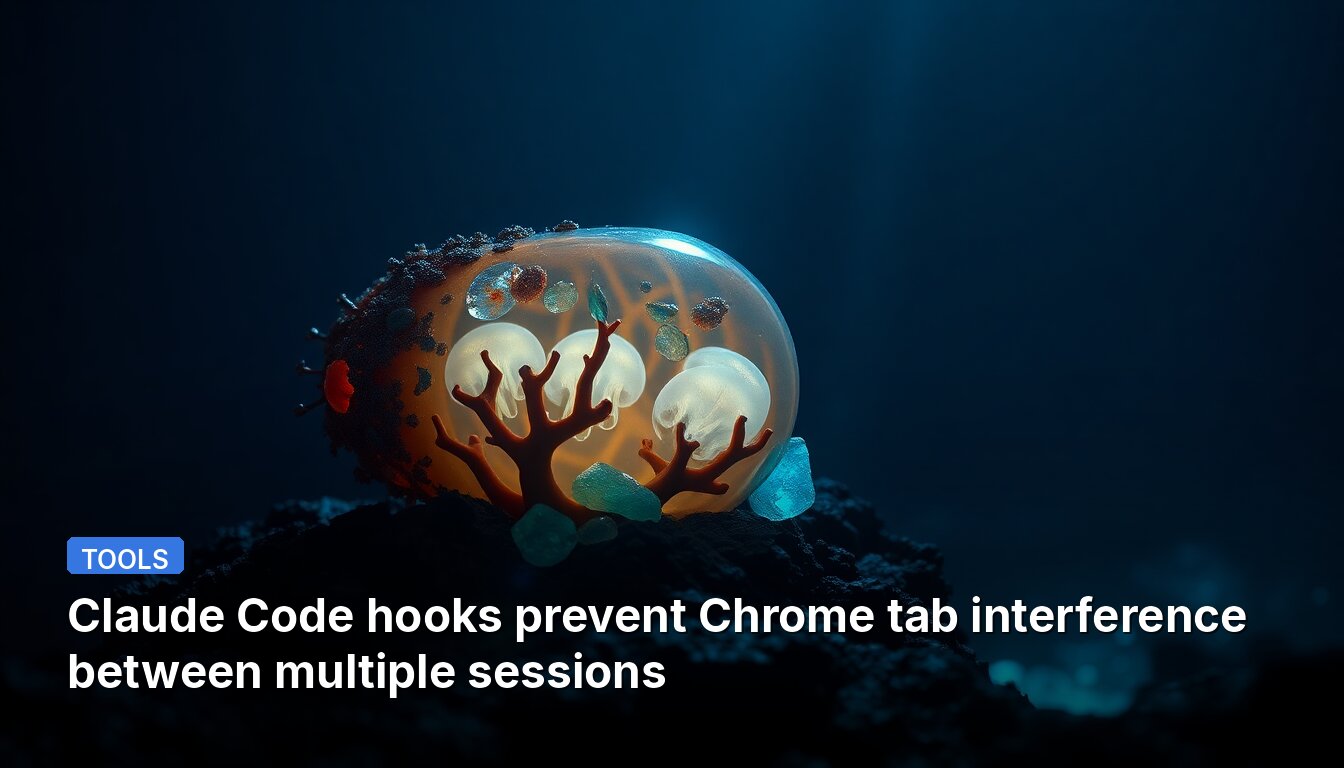 Claude Code hooks prevent Chrome tab interference between multiple sessions