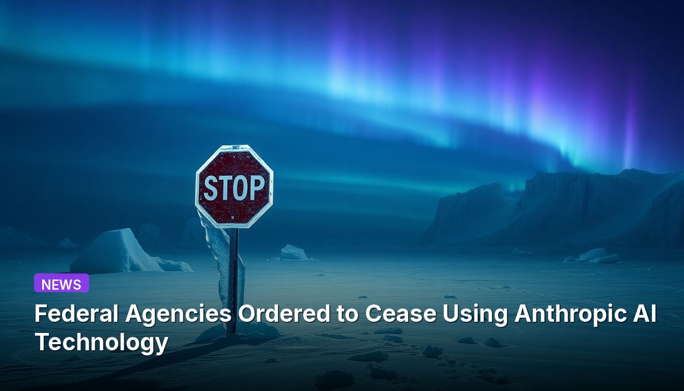 Federal Agencies Ordered to Cease Using Anthropic AI Technology