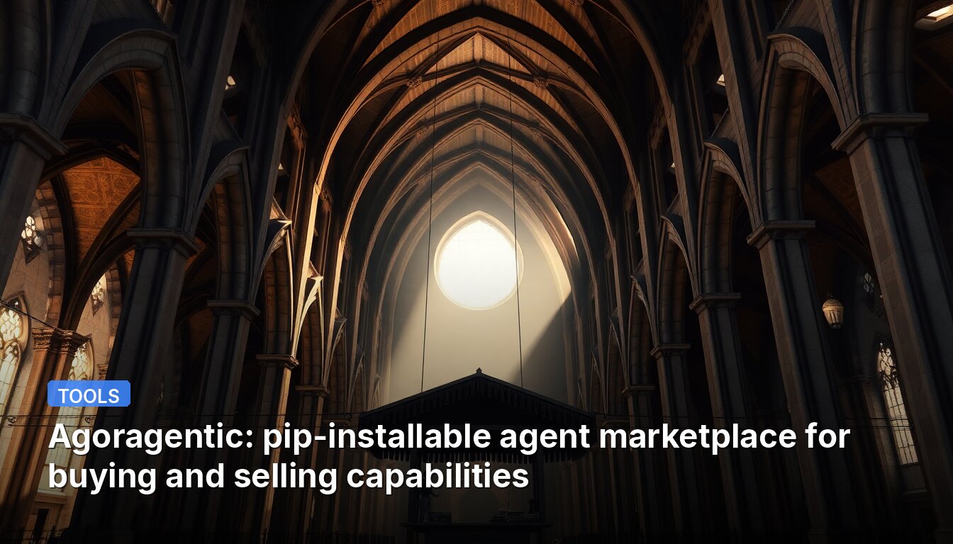 Agoragentic: pip-installable agent marketplace for buying and selling capabilities