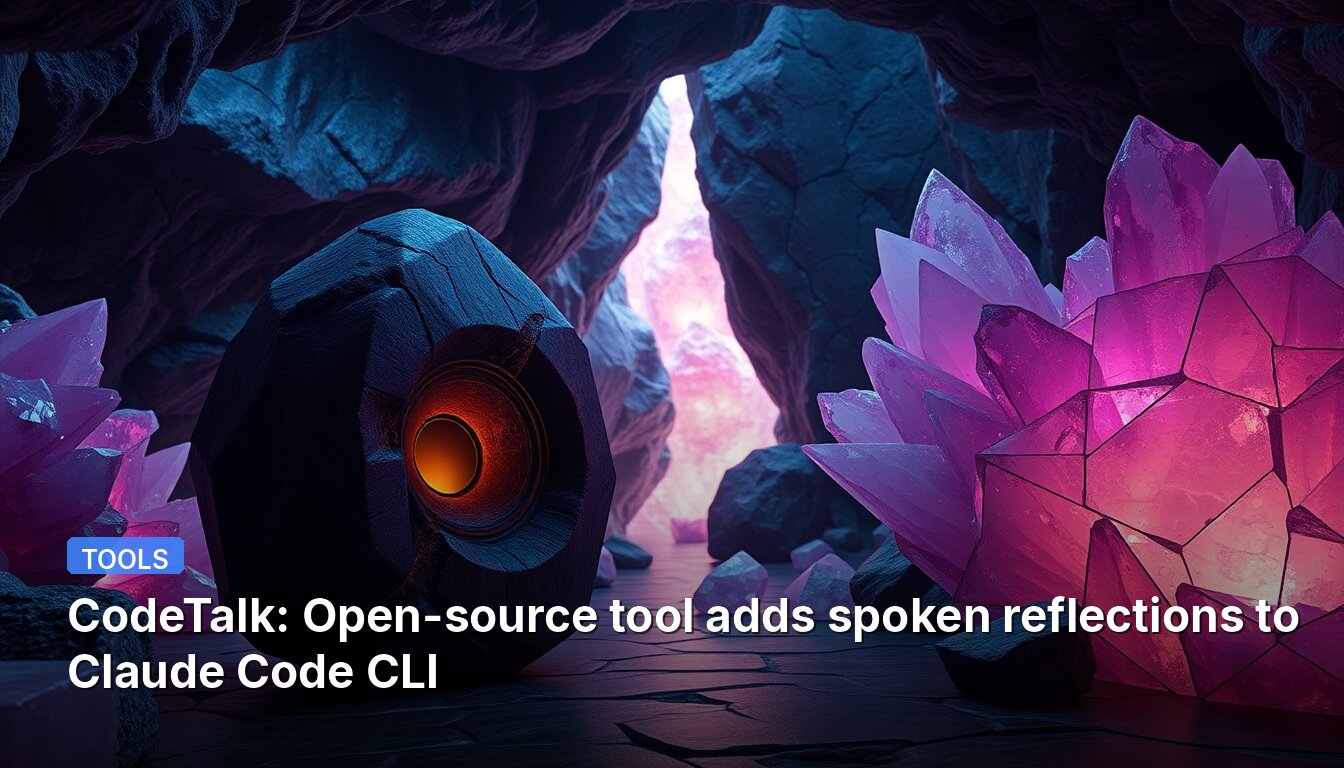 CodeTalk: Open-source tool adds spoken reflections to Claude Code CLI