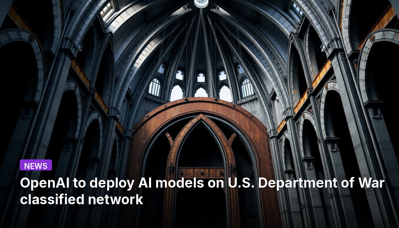 OpenAI to deploy AI models on U.S. Department of War classified network