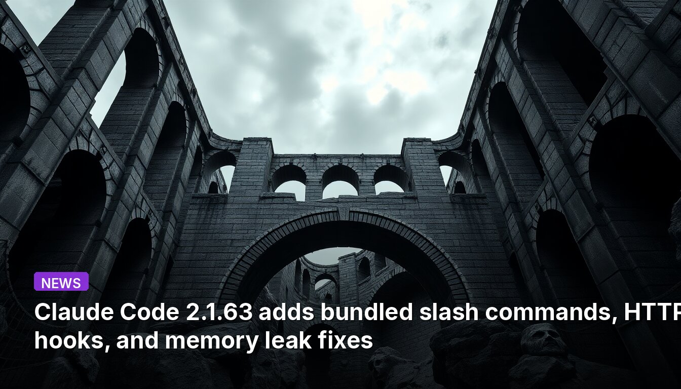 Claude Code 2.1.63 adds bundled slash commands, HTTP hooks, and memory leak fixes